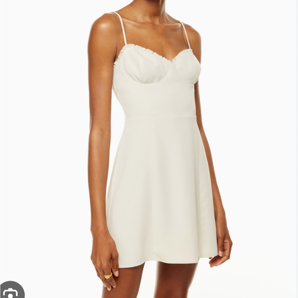 aritzia white fable dress